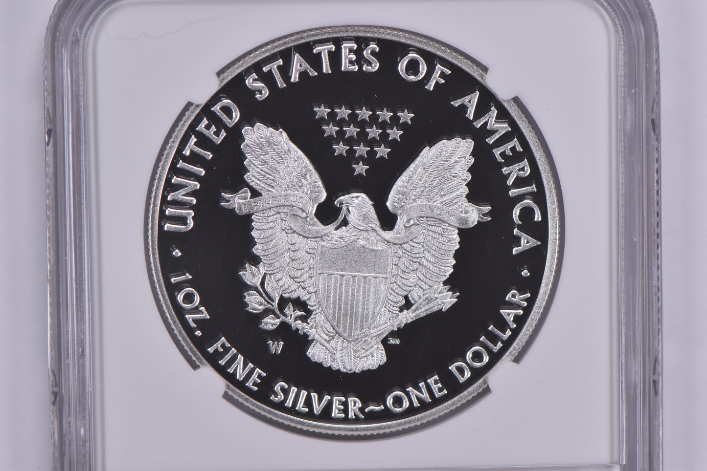 2017-W American Silver Eagle Proof PF70 UCAM NGC Signed Edmund C. Moy