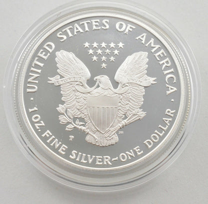 1994 American Silver Eagle - Proof - 1 Oz. Silver Bullion Velvet Box & COA KEY
