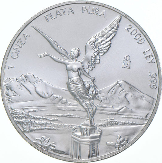 2009 Mo Mexico 1 Onza Silver Libertad
