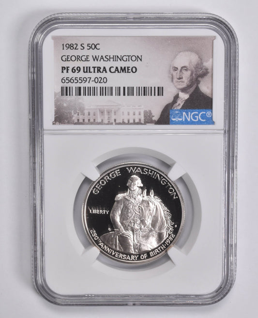 1982-S PF69 George Washington Commemorative Half Dollar NGC Special Label