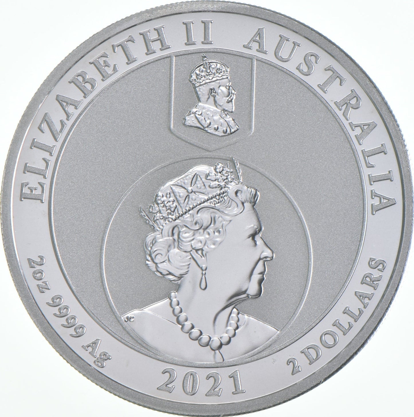 2021 Australia One Florin Two Shillings 2 Oz Silver